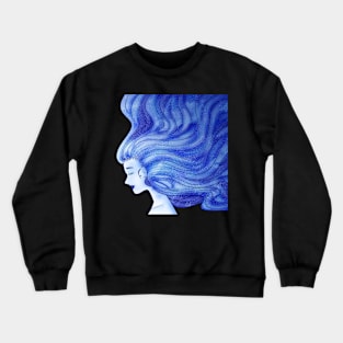 Space Lady Crewneck Sweatshirt